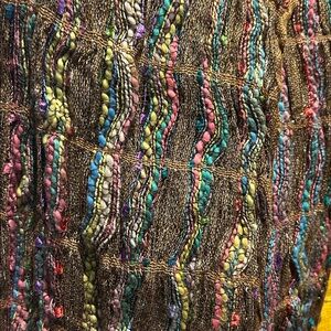 Infinity Scarf like new excellent condition multicolor woven w/ sparkle thread